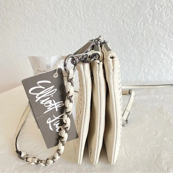elliott lucca ivory woven trio bag - Picture 3 of 8